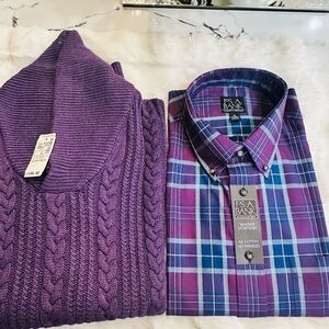 Brand new Jos A Banks Sweater Set XL